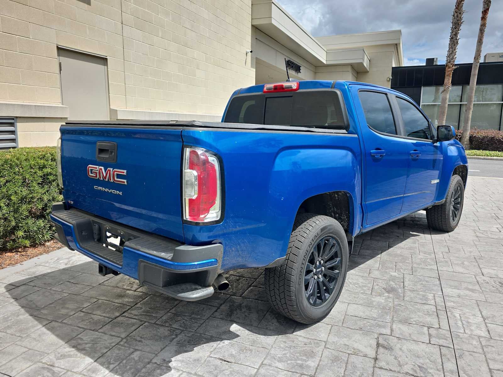 2022 GMC Canyon — rear three-quarter view