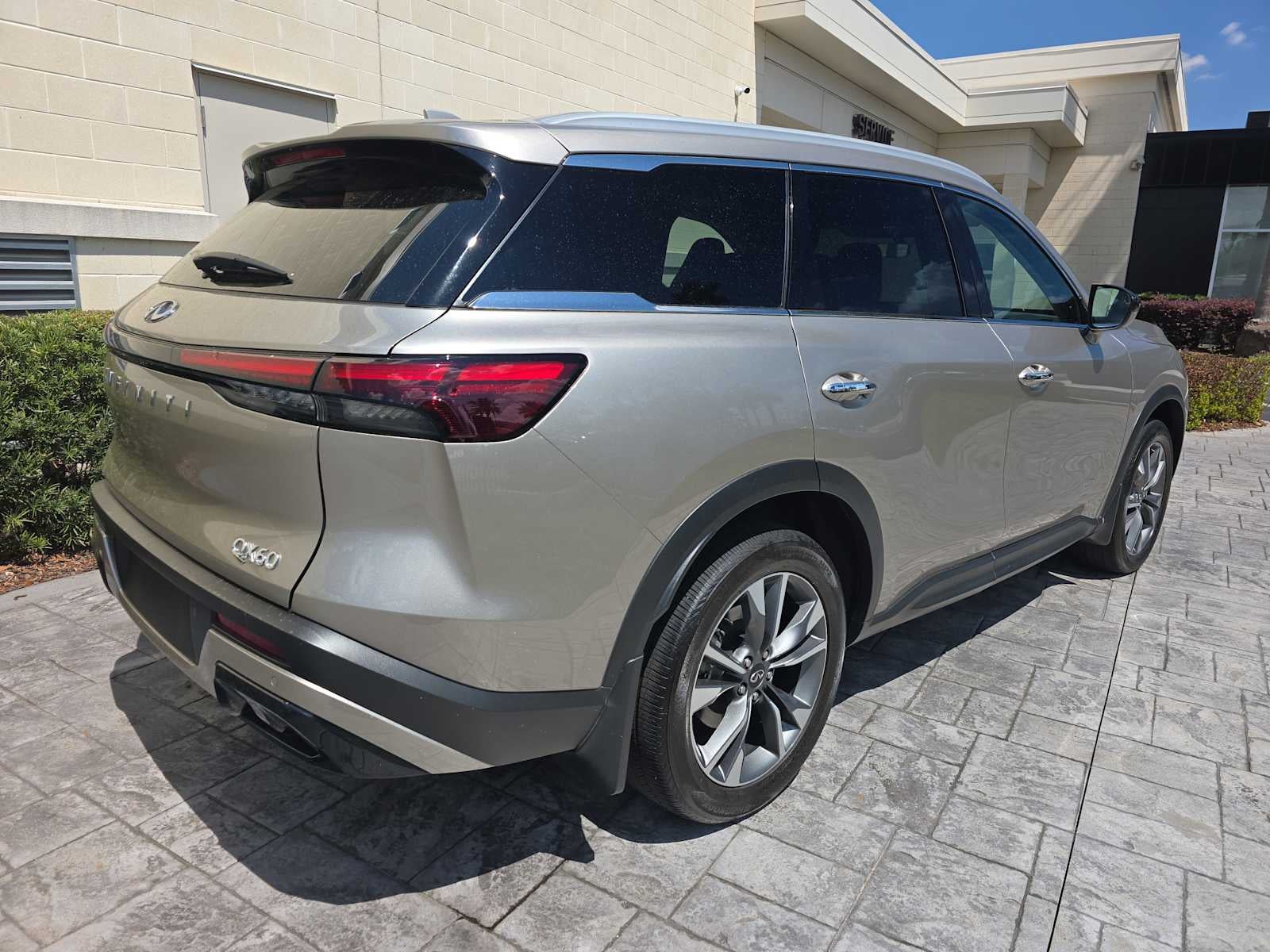 2025 INFINITI QX60 — rear three-quarter view