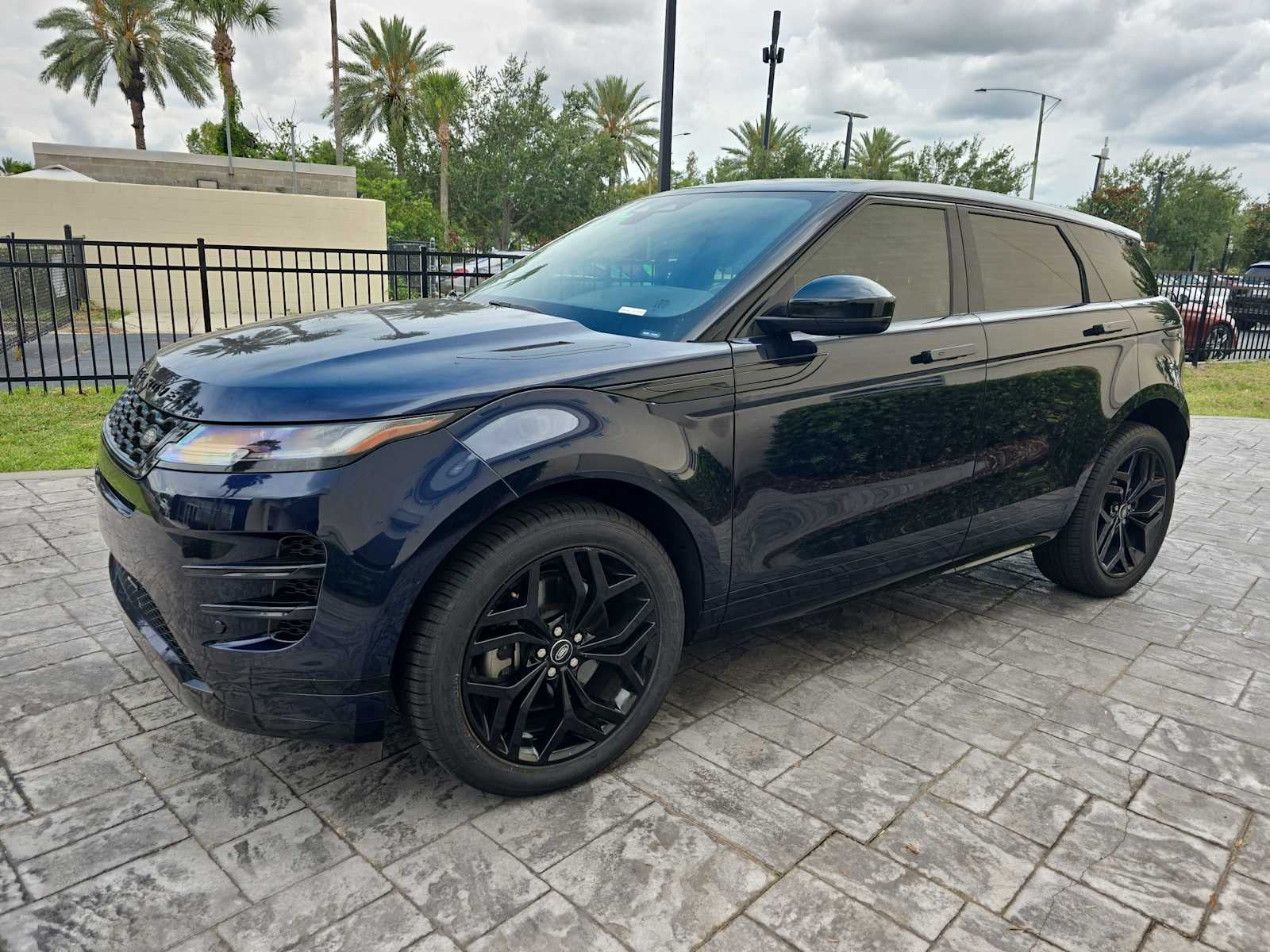 2023 Land Rover Range Rover Evoque — rear three-quarter view